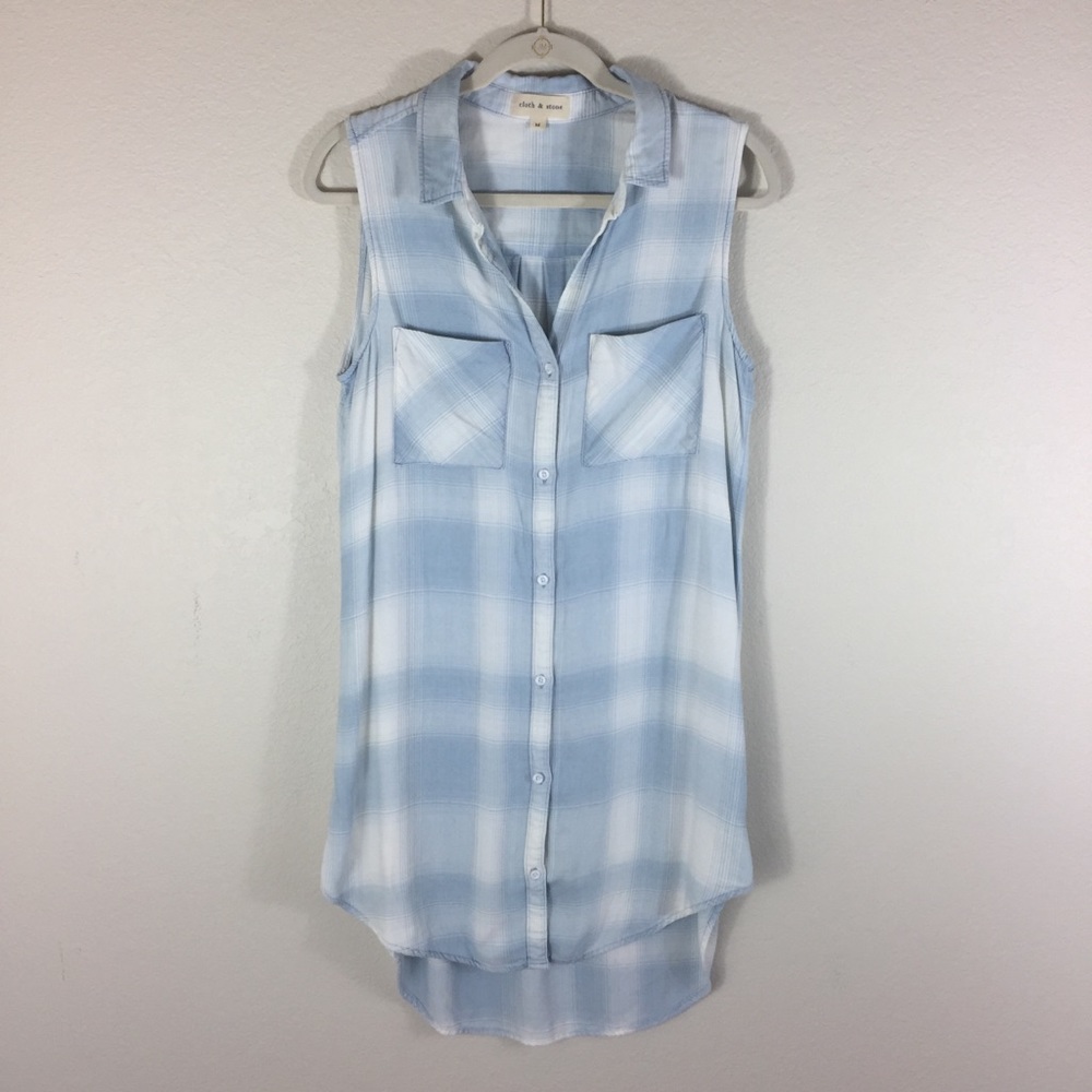 Cloth & Stone Hipster Tunic Dress Size M High Low